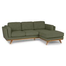 Load image into Gallery viewer, Lumo Sofa | L Shaped Left Sectional | Polyfill Cushions (7.5 feet)
