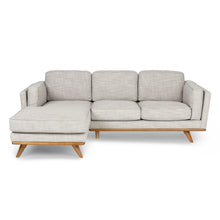 Load image into Gallery viewer, Lumo Sofa | L Shaped Sectional | Polyfill Cushions (7.5 feet)
