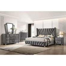 Load image into Gallery viewer, Bartın Upholstered Bed Without Storage In Suede
