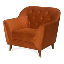 Load image into Gallery viewer, Nuke Couch Accent Chair in Orange Color
