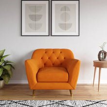 Load image into Gallery viewer, Nuke Couch Accent Chair in Orange Color
