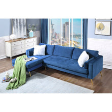 Load image into Gallery viewer, Volly High Back Couch Mid-century Suede SS Legs Chaise Sofa
