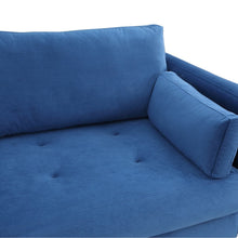 Load image into Gallery viewer, Volly High Back Couch Mid-century Suede SS Legs Chaise Sofa
