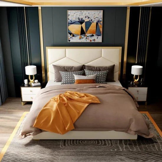 Georgetown Upholstered Bed Without Storage In Suede