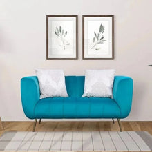 Load image into Gallery viewer, Peppermint Straight Line Sofa Set in Blue
