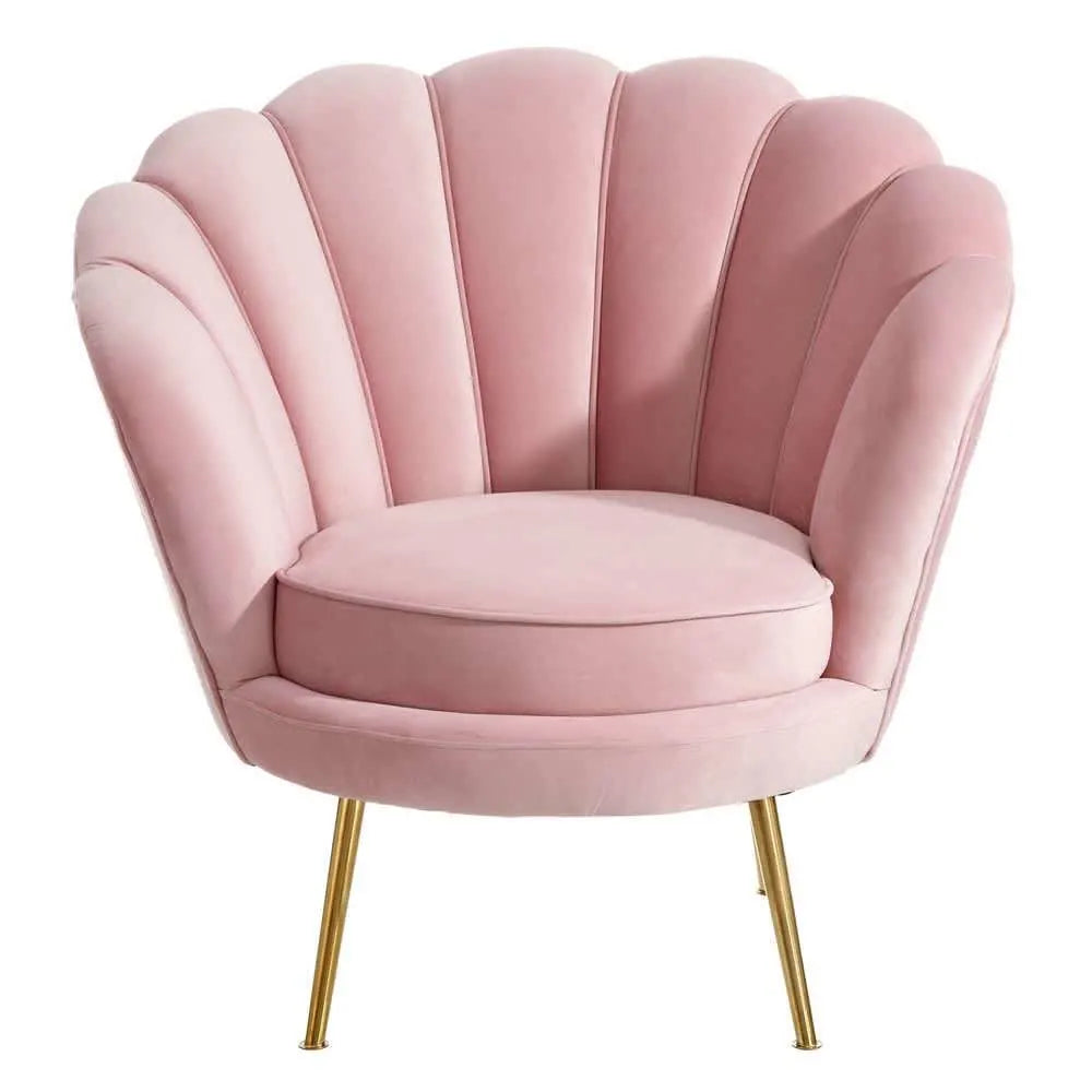 Butterfly Accent Chair in Pink Color