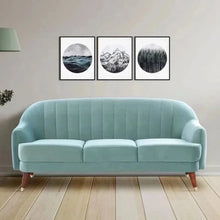 Load image into Gallery viewer, Kelly Straight Line Sofa Set in Suede
