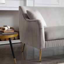 Load image into Gallery viewer, Tesla Straight Line Sofa Set in Grey
