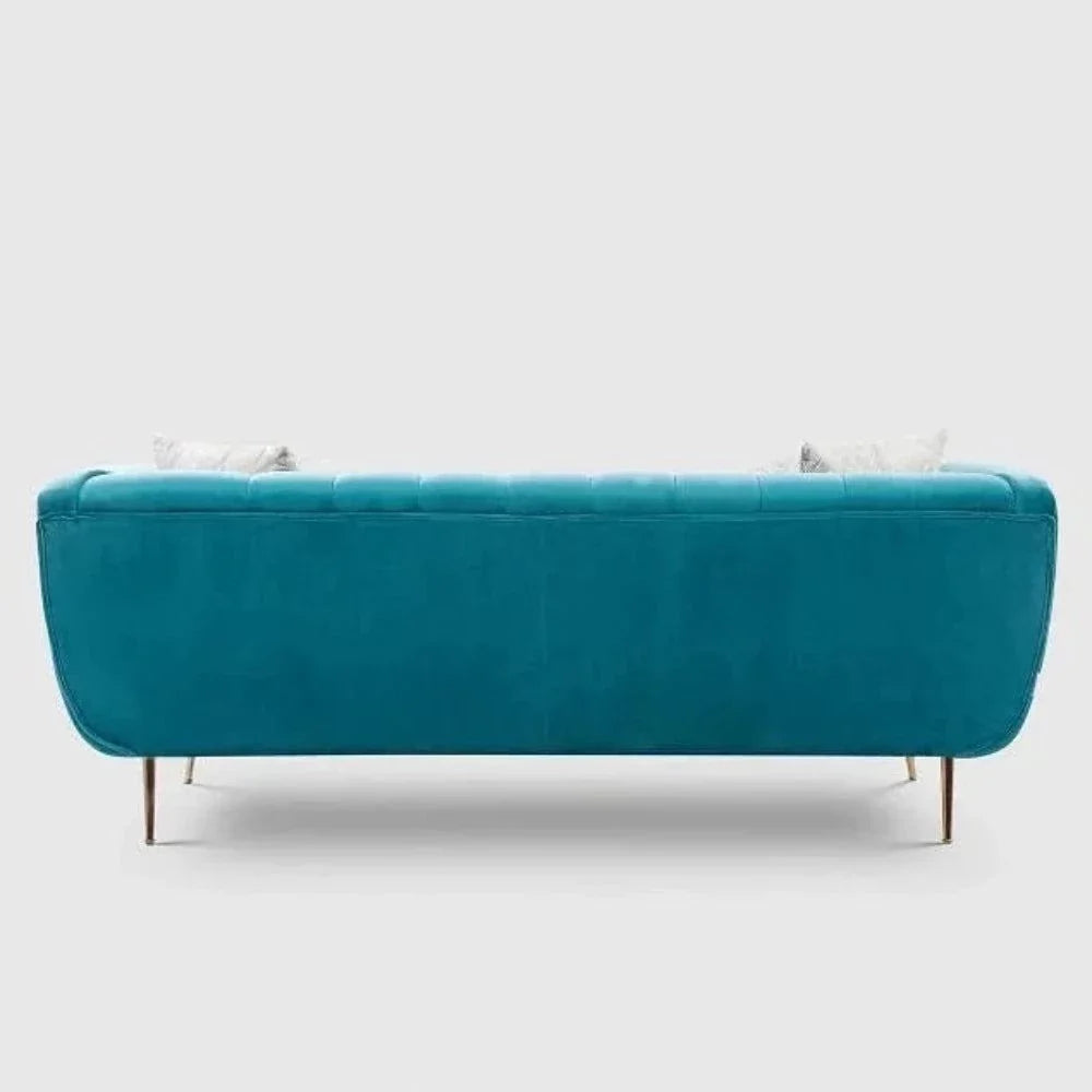 Peppermint Straight Line Sofa Set in Blue