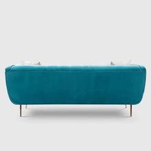 Load image into Gallery viewer, Peppermint Straight Line Sofa Set in Blue
