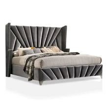 Load image into Gallery viewer, Bartın Upholstered Bed Without Storage In Suede
