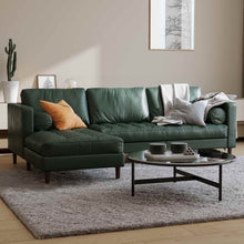 Load image into Gallery viewer, Palo Sofa | L-Shaped Right Sectional with Chaise (8.25 feet) | Italian Leather Sofa
