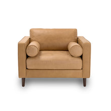 Load image into Gallery viewer, Palo Sofa | 1 Seater Italian Leather Sofa (3.5 feet)

