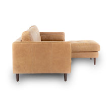 Load image into Gallery viewer, Palo Sofa | L-Shaped Sectional with Chaise (8.25 feet) | Italian Leather Sofa
