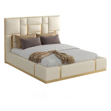 Load image into Gallery viewer, Julius Pro Upholstered Luxury Bed Manual Storage In Leatherette
