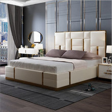 Load image into Gallery viewer, Julius Pro Upholstered Luxury Bed Manual Storage In Leatherette

