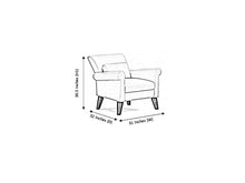 Load image into Gallery viewer, Lisa Fabric Chair

