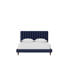 Load image into Gallery viewer, Baroda Upholstered Bed Without Storage In Suede
