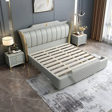 Load image into Gallery viewer, Dubai Luxury Upholstered Bed Without Storage In Fabric
