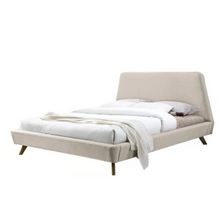 Load image into Gallery viewer, Gobbler Upholstered Bed Without Storage In Suede Fabric
