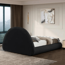 Load image into Gallery viewer, Luna Upholstered Bed Without Storage In Towel Suede Fabric
