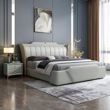 Load image into Gallery viewer, Dubai Luxury Upholstered Bed Without Storage In Fabric
