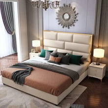 Load image into Gallery viewer, Emerald Upholstered Bed Without Storage In Leatherette
