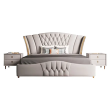 Load image into Gallery viewer, Hamlin Upholstered Bed Without Storage In Suede
