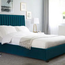 Load image into Gallery viewer, Wisdom Upholstered Bed Without Storage In Suede
