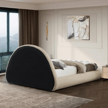 Load image into Gallery viewer, Luna Upholstered Bed Without Storage In Towel Suede Fabric
