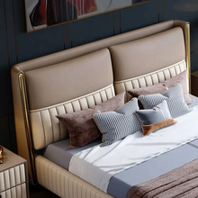Load image into Gallery viewer, Dallas Slummber Upholstered Bed Without Storage In Suede

