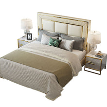 Load image into Gallery viewer, Wilson Upholstered Bed Without Storage In Leatherette
