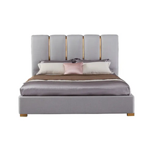 Load image into Gallery viewer, Defender Upholstered Bed Without Storage In Suede
