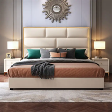 Load image into Gallery viewer, Emerald Upholstered Bed Without Storage In Leatherette
