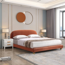 Load image into Gallery viewer, Knox Upholstered Bed Without Storage In Suede
