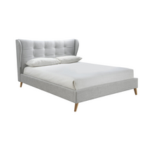 Load image into Gallery viewer, Haval Upholstered Bed Without Storage In Suede
