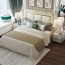 Load image into Gallery viewer, Wilson Upholstered Bed Without Storage In Leatherette
