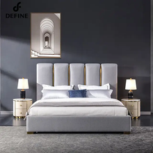 Load image into Gallery viewer, Defender Upholstered Bed Without Storage In Suede
