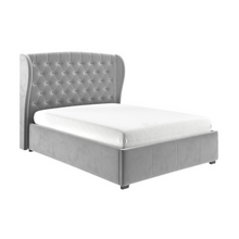 Load image into Gallery viewer, Kobe Upholstered Bed Without Storage In Suede
