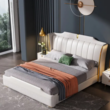 Load image into Gallery viewer, Frosted Luxury Upholstered Bed Without Storage In Leatherette
