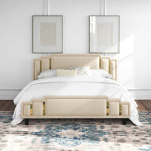 Load image into Gallery viewer, Bahmas Upholstered Bed Without Storage In Suede
