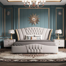 Load image into Gallery viewer, Hamlin Upholstered Bed Without Storage In Suede
