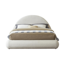 Load image into Gallery viewer, Luna Upholstered Bed Without Storage In Towel Suede Fabric

