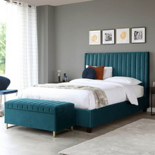 Load image into Gallery viewer, Wisdom Upholstered Bed Without Storage In Suede
