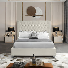 Load image into Gallery viewer, Tony Upholstered Bed Without Storage In Suede

