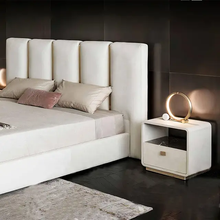 Load image into Gallery viewer, Defender Upholstered Bed Without Storage In Suede
