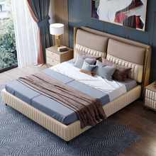 Load image into Gallery viewer, Dallas Slummber Upholstered Bed Without Storage In Suede
