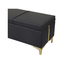 Load image into Gallery viewer, Elegant Upholstered Ottoman With Storage
