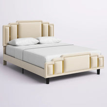 Load image into Gallery viewer, Bahmas Upholstered Bed Without Storage In Suede
