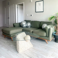 Load image into Gallery viewer, Lumo Sofa | L Shaped Sectional | Polyfill Cushions (7.5 feet)
